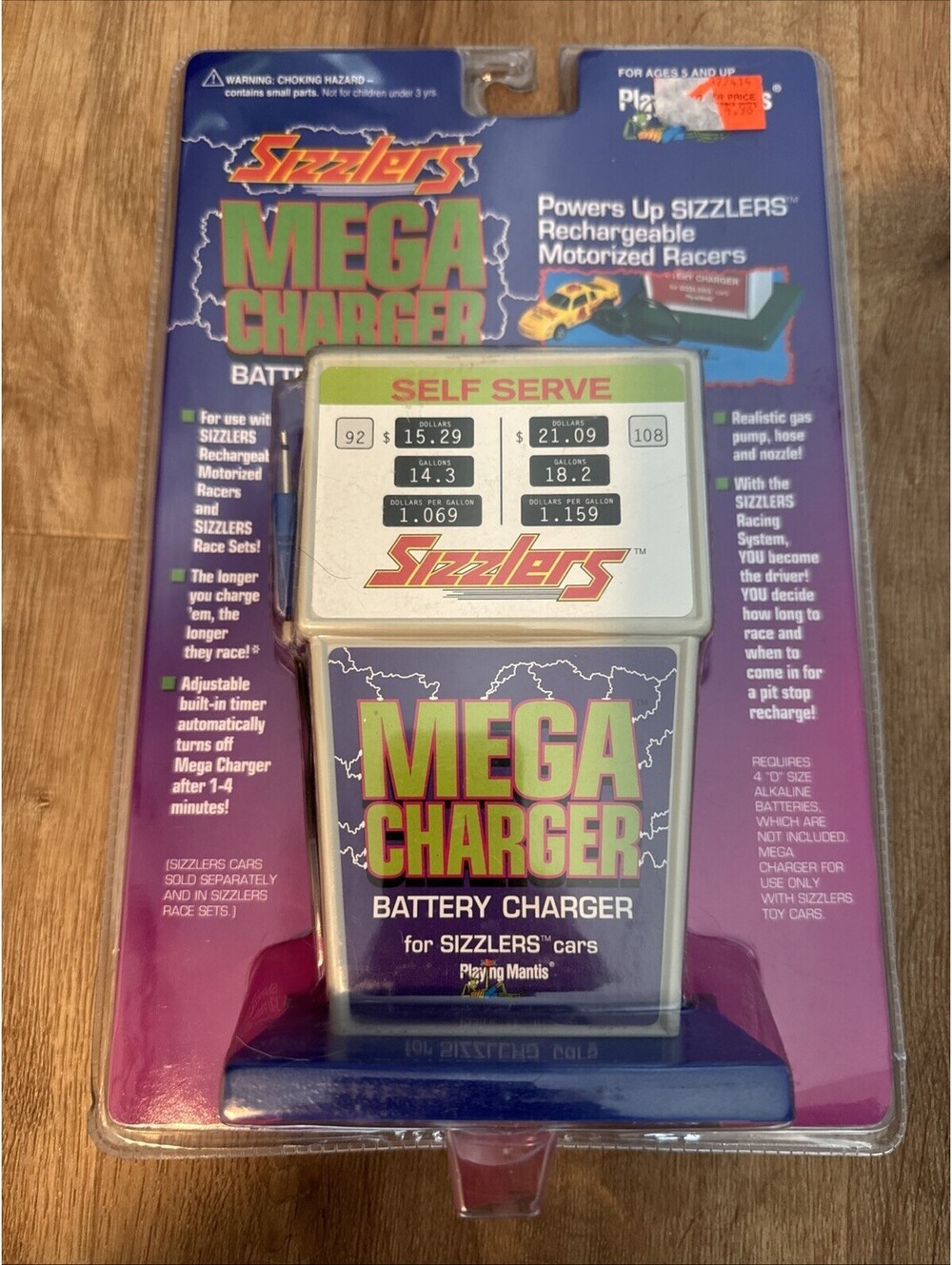 1997 Playing Mantis Sizzlers Mega Charger Battery Charger #551-01 NEW SEALED
